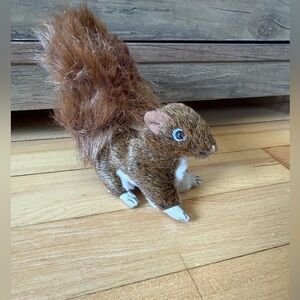 Folkmanis mini red squirrel finger puppet